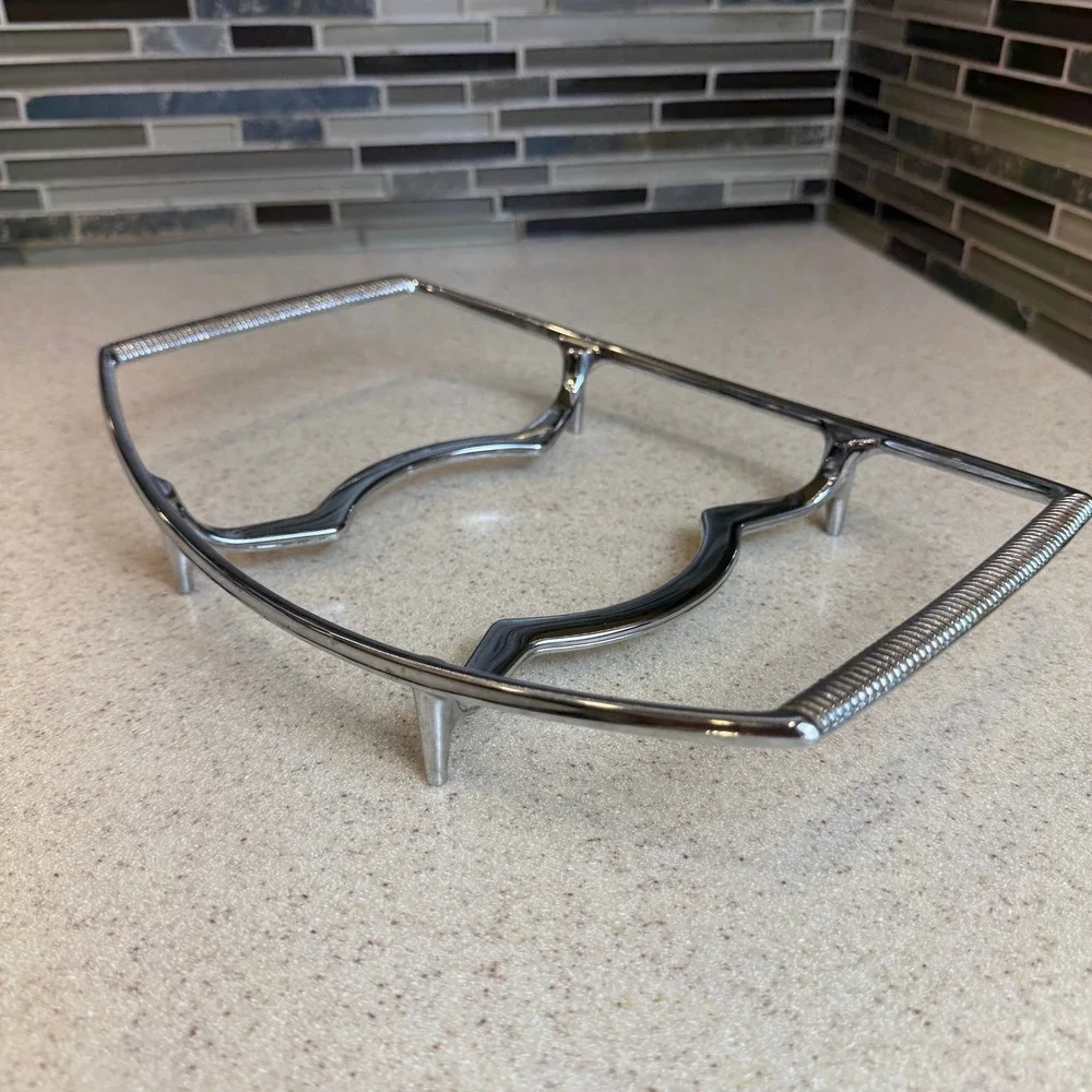 VTG West Bend Slow Cooker Glass Replacement Lid 4/5/6Qt & Corning Metal Trivet